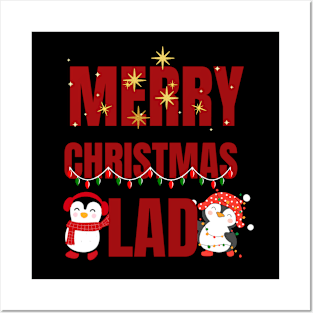 Merry Christmas Lad Posters and Art